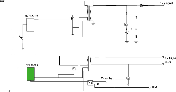 NCL30082 Block Diagram