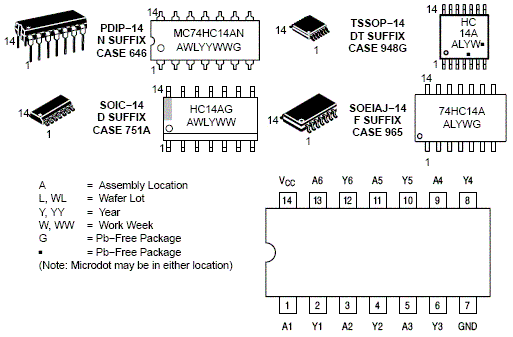 74hc140 схема включения