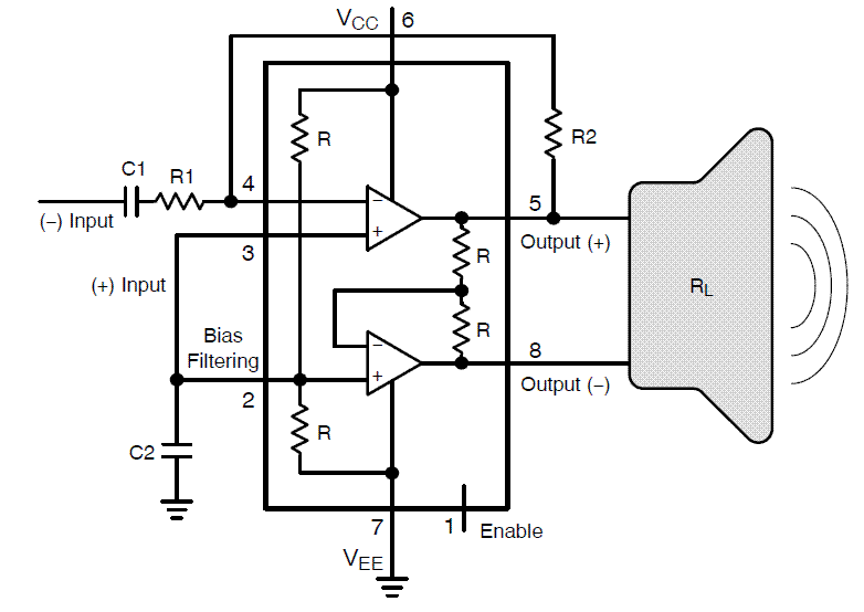 Ssm2165 схема включения